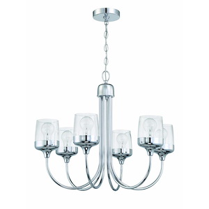 Wrenn - 6 Light Chandelier-21.38 Inches Tall and 26 Inches Wide