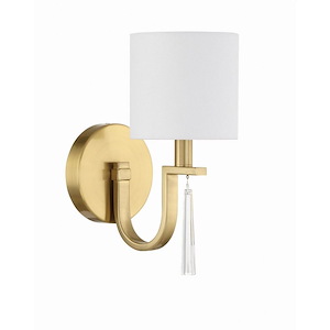 Fortuna - 1 Light Wall Sconce In Traditional Style-11 Inches Tall and 5.12 Inches Wide