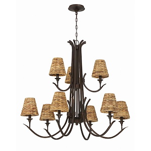 Kokomo - 9 Light Chandelier-32.88 Inches Tall and 36 Inches Wide - 1338143