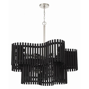 Freeform - 10 Light Chandelier In Contemporary Style-31.88 Inches Tall and 35.43 Inches Wide