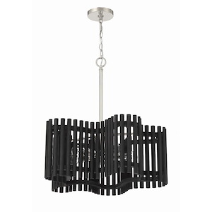 Freeform - 5 Light Chandelier In Contemporary Style-24.63 Inches Tall and 24 Inches Wide