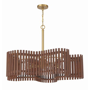 Freeform - 5 Light Chandelier-24.63 Inch Tall and 35.5 Inch Wide - 1324896