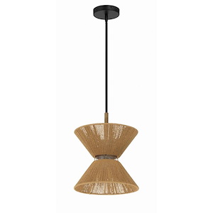 Serena - 1 Light Pendant-14.5 Inches Tall and 12.13 Inches Wide