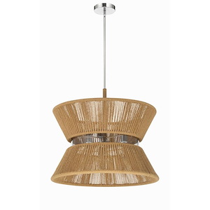 Serena - 6 Light Pendant-21.5 Inches Tall and 24.13 Inches Wide