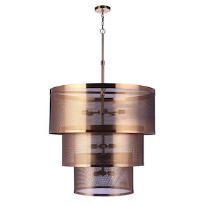 Mesh - 12 Light Pendant-53 Inches Tall and 36 Inches Wide - 1338149