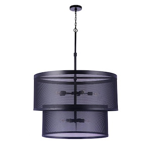 Mesh - 9 Light Pendant-45.25 Inches Tall and 36 Inches Wide - 1338151