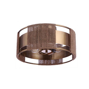 Kensey - 2 Light Semi-Flush Mount-8 Inches Tall and 14.13 Inches Wide - 1324897