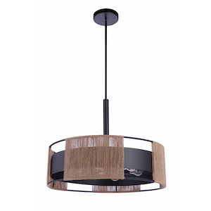 Kensey - 6 Light Pendant-19.13 Inches Tall and 24 Inches Wide - 1324899