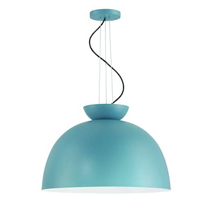 Ventura Dome - 1 Light Pendant In Contemporary Style-13.25 Inches Tall and 20 Inches Wide - 1325005