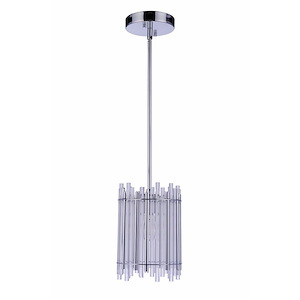Reveal - 1 Light Pendant-11 Inches Tall and 7.68 Inches Wide - 1338158