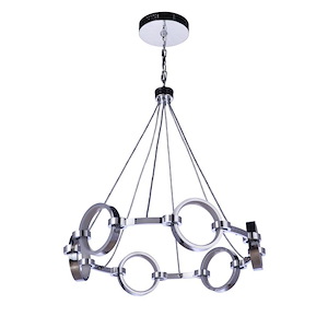 Context - 180W 6 LED Chandelier-27.25 Inch Tall and 28 Inch Wide - 1421333