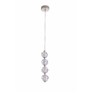 Jackie - 256W 4 LED Pendant-20 Inches Tall and 6.3 Inches Wide