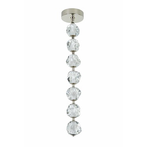 Jackie - 28W 1 LED Pendant In Contemporary Style-38.25 Inches Tall and 7.13 Inches Wide - 1324886