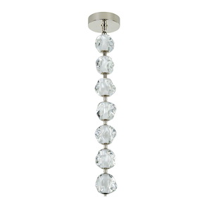 Jackie - 28W 1 LED Pendant In Contemporary Style-38.25 Inches Tall and 7.13 Inches Wide - 1324886