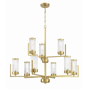Whittley - 9 Light Chandelier-31.5 Inch Tall and 35.88 Inch Wide - 1387625
