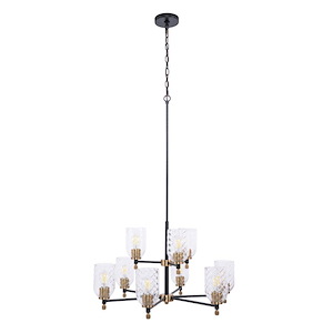 Council - 9 Light Chandelier-42 Inch Tall and 28.75 Inch Wide - 1431454