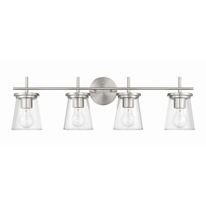 Connell - 4 Light Bath Vanity-9.38 Inch Tall and 30.5 Inch Wide - 1363769