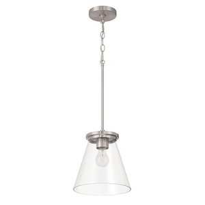 Connell - 1 Light Pendant-10.5 Inch Tall and 10 Inch Wide - 1375008