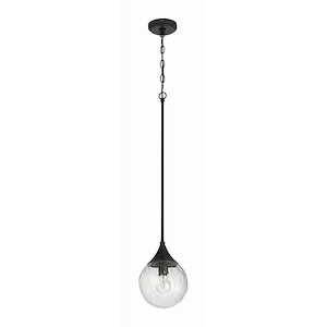 Reflection - 1 Light Mini Pendant-11.5 Inch Tall and 8 Inch Wide - 1421353