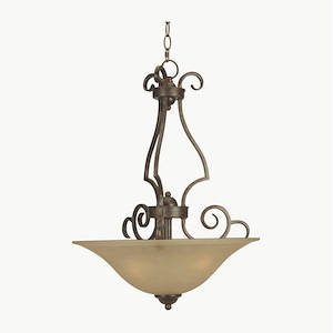 Cecilia - Three Light Large Pendant - 18 inches wide by 25.5 inches high - 1150342