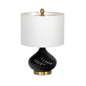 1 Light Table Lamp-20.25 Inches Tall and 13 Inches Wide