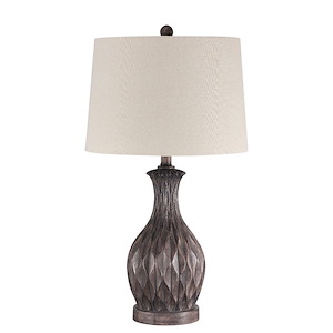 1 Light Table Lamp-26.77 Inches Tall and 15 Inches Wide