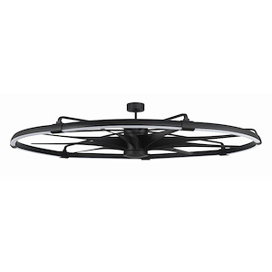 Axel - 9 Blade Ceiling Fan with Light Kit-17.96 Inch Tall and 72 Inch Wide - 1364132