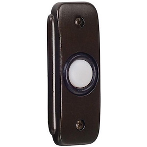 Recessed Door Bell Push Button - 2.88 inches wide by 1.25 inches high