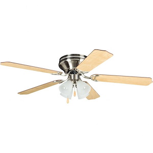 Brilliante - Ceiling Fan with Light Kit in Traditional Style - 52 inches wide by 12.99 inches high