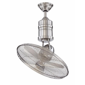 Bellows III - 21 Inch Rotating Cage Ceiling Fan