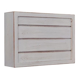 Designer - Shiplap Design Chime - 6.25 inches wide by 8.5 inches high - 990989