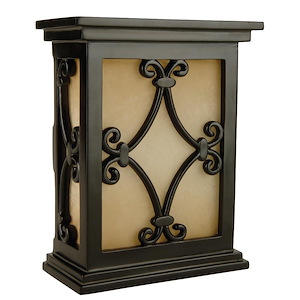 Hand-Carved Scroll Design Chime-10 Inches Tall and 12.25 Inches Wide