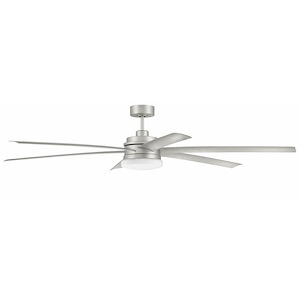 Chilz - 6 Blade Ceiling Fan with Light Kit In Contemporary Style-15.72 Inches Tall and 72 Inches Wide