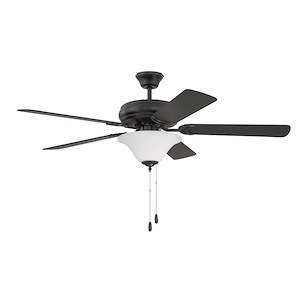 Decorators Choice - 5 Blade Ceiling Fan with Light Kit In Traditional Style-18.15 Inches Tall and 52 Inches Wide - 1274917