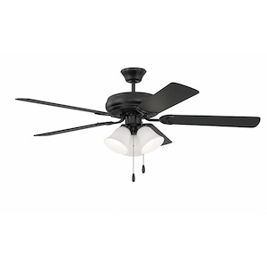Decorators Choice - 5 Blade Ceiling Fan with Light Kit-16.57 Inches Tall and 52 Inches Wide - 1274918