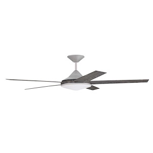 Delaney - 5 Blade Ceiling Fan with Light Kit In Contemporary Style-25.27 Inches Tall and 60 Inche Wide