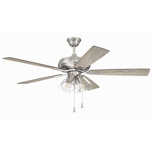 Eos - 5 Blade Ceiling Fan with Light Kit-19.48 Inches Tall and 52 Inches Wide - 1325030