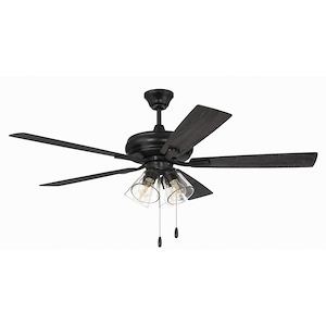 Eos - 5 Blade Ceiling Fan with Light Kit-19.48 Inches Tall and 52 Inches Wide - 1325057
