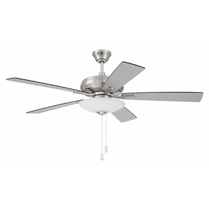 Eos - 5 Blade Ceiling Fan with Light Kit-16.57 Inches Tall and 52 Inches Wide