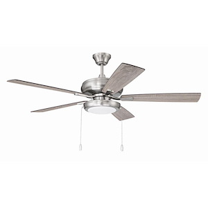 Eos - 5 Blade Ceiling Fan with Light Kit-15.91 Inch Tall and 52 Inch Wide - 1397234