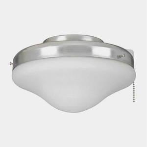 All Weather - 18W 2 LED Ceiling Fan Light Kit in Transitional Style - 10 inches wide by 6.25 inches high
