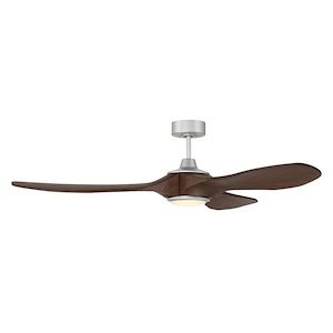Envy - 3 Blade Ceiling Fan with Light Kit In Contemporary Style-14.34 Inches Tall and 60 Inche Wide