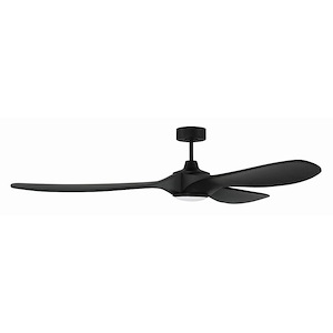 Envy - 3 Blade Ceiling Fan with Light Kit-14.5 Inch Tall and 72 Inch Wide - 1397238