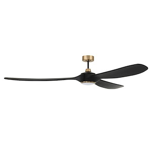 Envy - 3 Blade Ceiling Fan with Light Kit-14.5 Inches Tall and 72 Inches Wide