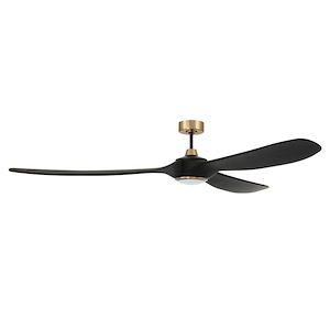 Envy - 3 Blade Ceiling Fan with Light Kit-14.5 Inch Tall and 72 Inch Wide - 1116801