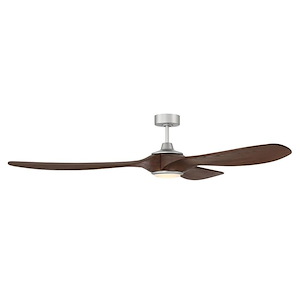 Envy - 3 Blade Ceiling Fan with Light Kit In Contemporary Style-14.34 Inches Tall and 72 Inche Wide