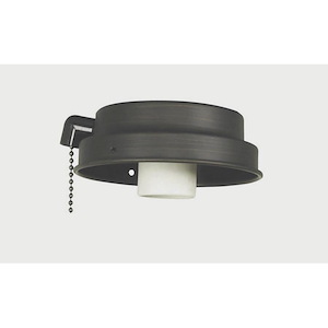 Accessory - One Light Fan Light Fitter - 4.75 inches wide by 2.5 inches high