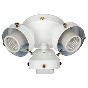 Universal - Two Light Fan Light Kit - 6.5 inches wide by 5.91 inches high - 857045