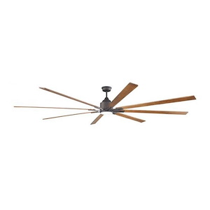 Fleming - Ceiling Fan with Light Kit in Contemporary-Outdoor Style - 100 inches wide by 15.76 inches high