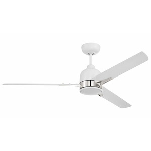 Fuller - 3 Blade Ceiling Fan with Light Kit-14.96 Inches Tall and 52 Inches Wide
